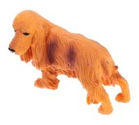 FELTECHELECTR Statua Cane Simulato in Sicuro Decorazione Desktop Piccola Scultura Cucciolo Ornamento Animale per Casa Ufficio e Paesaggio Miniatura Giocattolo Cognitivo Educativo