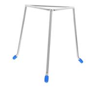FELTECHELECTR Supporto per Alcol Lampada a Treppiede in Ferro Argento Base Triangolare, Resistente ad Alte Temperature, per Esperimenti di Chimica e Lezioni di Scienze