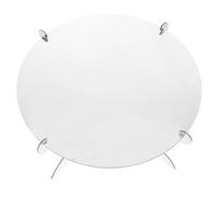 FELTECHELECTR Supporto per Cupcake e Dolci in Cartone Rotondo Argento Stand Dessert Stabile e Facile da Montare Alzata Monopiano per Feste Compleanni Matrimoni Shower