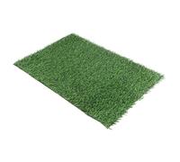FELTECHELECTR Tappeto Antiscivolo da Esterno in Prato Sintetico Verde, Tappeto Finto Prato in Plastica e Gomma, Facile da Tagliare, per Ingresso e Giardino