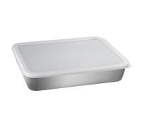 FELTECHELECTR Teglie da Forno in Acciaio Resistente Teglia per Conservazione in Cucina Piastra per Grigliare Olio Adatta per Cottura al Forno e Alimenti Vari