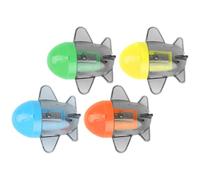 FELTECHELECTR Temperamatite Pratico e Facile da Usare in Plastica, 4 a Forma di Aeroplano Colore Casuale per L'inizio del Semestre