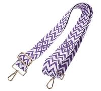 FELTECHELECTR Tracolla Tipi in di a Tela Porpora Borsa per Regolabile Nylon Resistente allo Sbiadimento, Fibbia Color Oro Chiaro Vari Adatta di Borse