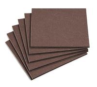 Feltrini Adesivi 50×100 mm - Set 8 Pezzi - Varianti Colore Bianco o Marrone - Proteggi Pavimenti e Mobili - Antigraffio e Antirumore - LEMAG SRL (Marrone, 50×100 mm)