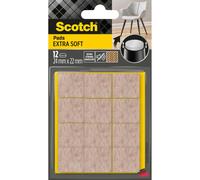 Feltrini adesivi extra soffici Scotch® 24x22 mm Beige