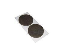 Feltrini adesivi tondi Ø 50 mm. - marrone - 2 pz.