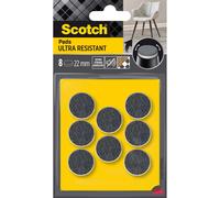 Feltrini adesivi ultra resistenti Scotch® Ø 22 mm Grigio antracite