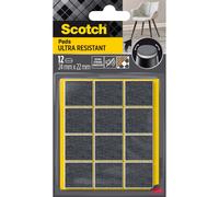 Feltrini adesivi ultra resistenti Scotch® 24x22 mm Grigio antracite