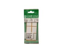 Feltrini autoadesivi 25 x 35 mm bianco busta da 12 pezzi Bianco