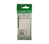 Feltrini autoadesivi 60 x 100 mm bianchi busta da 2 pezzi Bianco