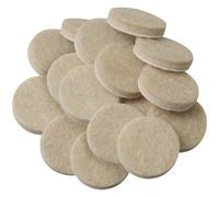 Feltrini autoadesivi rotondi SoftTouch da 1"" per mobili, resistenti e resistenti, proteggono le superfici da graffi e danni, beige (confezione da