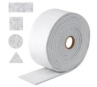 Feltrini Feltro Adesivo Rotolo per Mobili 5mx5cm Feltri Antiscivolo Taglio Libero in Qualsiasi Forma per Mobili Pesanti Porte e Finestre (5M-5CM)