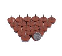Feltrini per gambe di sedie, set da 20 pezzi, 20 mm, per mobili, pavimenti, chiodini, gambe da tavolo, feltro o altri giardinieri, protezione per pavimenti in feltro