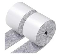 Feltrini per mobili 2 strisce autoadesive in feltro for mobili, a forma di fai da te, nastro scorrevole in poliestere, protezione for pavimento nera(2pcs Light Gray,Width 3cm)