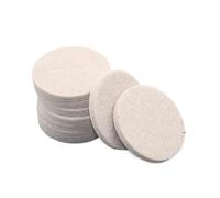 Feltrini per mobili 3-5 mm di spessore feltro for gambe della sedia protezione antigraffio for pavimento tappetino muto antiscivolo autoadesivo accessori for mobili fai da te(5.0mm-Round-18Pcs)
