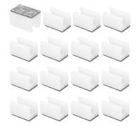 Feltrini per mobili Confezione da 16/24 Coprigambe for sedie con feltrini for a slitta antigraffio Protezione for pavimenti Copritavoli for mobili for in legno duro(White,Size 1)