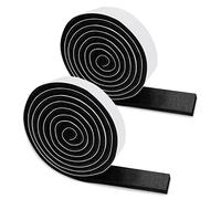 Feltrini Per Mobili, Feltro Adesivo Rotolo, Feltro Adesivo con Adesione, Feltrini Lunghi da Tagliare 2 Rotoli (150 * 2cm+150 * 3cm) Feltri Adesivi in Materia Ecologica Feltrino per Mobili Nero