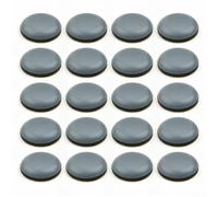 Feltrini per mobili per moquette, 22 mm, resistenti, in PTFE, riutilizzabili, per traslochi divani, letti e sedie, kit di cambio facile, colore marrone, confezione da 8 (20 pezzi)