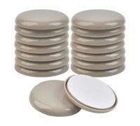 Feltrini per mobili per tappeti, resistenti con schiuma EVA e base in plastica per pavimenti, confezione da 16 feltrini rotondi per divani, tavoli e sedie