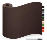 Feltrini Sedie Marrone scuro, Feltro Adesivo Forte, 40x200cm Feltrini per Mobili Pesanti, 3mm de Spessore Moquette Adesiva per Auto, Feltrino Autoadesivo per Sedie, Mobili, DIY, Cornici