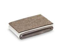 Feltro adesivo in lana, 1000 x 85 mm, colore marrone, ideale per progetti di decorazione e rivestimenti.