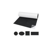 Feltro Adesivo Rotolo, 40 * 200cm Feltrini Adesivi per Mobili, Resistenti All'usura Moquette Adesiva per Dedie, Divani, Cassetti, Letti, Cornici per Foto, Auto, Portagioie(Nero)