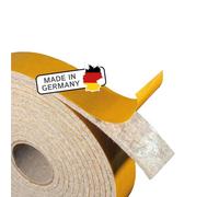Feltro autoadesivo 30 mm di larghezza, 4 mm di spessore e 4 m di lunghezza, strisce di feltro versatili in feltro di lana, feltro adesivo, ideale come feltrino per mobili pesanti e sedie, protezione