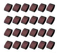 Feltro base mobili alianti con elementi di fissaggio 24pcs per gambe della sedia per ridurre l'attrito e degradazione del pavimento