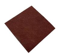 Feltro colorato 3 fogli 2 mm di spessore 100*100/50*50 cm tessuto in feltro fai da te artigianato bambini fiori in fatti a mano giocattoli bambole decorate album ritagli(Brown,100x100 cm)