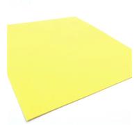 Feltro colorato 3 fogli 2 mm di spessore 100*100/50*50 cm tessuto in feltro fai da te artigianato bambini fiori in fatti a mano giocattoli bambole decorate album ritagli(Lemon,100x100 cm)