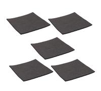 Feltro di carbonio 5 pezzi: 100x100 mm, cuscinetto isolante in feltro di