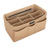 Feltro Organizer Borsa Donna, Ropch Bag in Bag Borsa Organizer Organizzatore Interno Purse per Borsetta per LV Speedy Neverfull (Beige, XL)