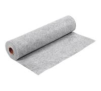 Feltro per lavori artigianali, larghezza: 45 cm, grigio, testurizzato, 5 m