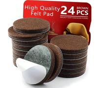 Feltro per protezione mobili - 24/48 pezzi - Protezioni in feltro per pavimenti - Piedini in feltro per sedie - Feltro per i piedini dei mobili - Protezione per pavimenti in legno duro - Proteggi i tu