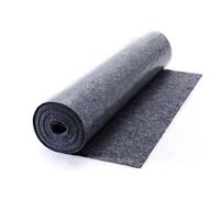 Feltro protettivo antiscivolo in poliestere assorbente, rotolo 1x50mt, 220 gr/mq per pittura (TIPO PESANTE),imbianchino o lavori di manutenzione per proteggere pavimenti e altro