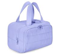 Feltz - Trousse da toilette Travelfree Convely, 4 in 1, multifunzione, con manico, per donne, per il tempo libero, separazione a secco e leggero, impermeabile, Viola, moderno