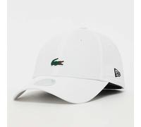 FEMALE 9FORTY Lacoste x New Era Plain Cotton Cap bianco ONE SIZE