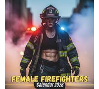 Female Firefighters Calendar 2026: Women on the Front Lines • Clear Monthly Layouts with U.S. Date Marks | 8.5 × 8.5 in