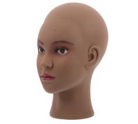 Female Professional Cosmetology Training Mannequin Bald Mannequin Head per le