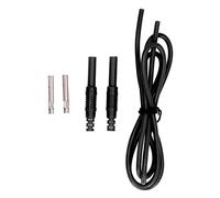 Female to Female Test Lead 32A 1000V | 1mm² Banana Plug Test Cable with Brass Connectors | for Voltage Tester/Car Battery/Electrical Projects | J.70030 (Nera)