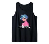Femboy Aesthetic Yaoi Anime Boy CrossSinging Canotta