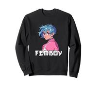 Femboy Aesthetic Yaoi Anime Boy CrossSinging Felpa