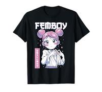 Femboy Anime Making a Heart, Cute Little Femboy Maglietta