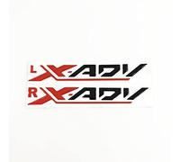 FEMEIN 3M Luce Riflettente Logo Adesivo Pannello Laterale Decalcomania A Colori con Logo X-ADV Decal per Honda XADV X-ADV 750 Xadv750 (Color : Nero)