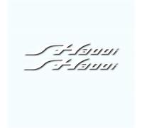 FEMEIN Adesivi Moto per Honda Sh 300i Sh300 I I SH300i Ruota di Bicicletta Riflettente Adesivo Impermeabile Serbatoio Casco Logo Decalcomanie (Color : Reflective Silver)