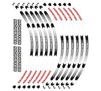 FEMEIN Ruota del Motociclo della Decalcomania Cerchio Riflettente per Ducati Monster S2R 800 M400 M600 M620 M750/M750IE M900 (Color : A White)