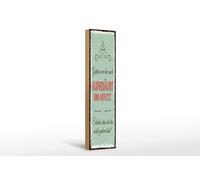 Femer Targa in legno con scritta 46 x 10 cm di ieri war hier noch aufgeräumt und geputzt Schild