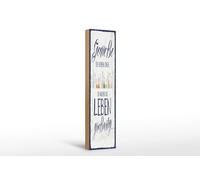 Femer Targa in legno con scritta 46 x 10 cm Genieße die kleine Dinge Leben großartig Schild