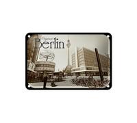 FEMER Targa in metallo Berlino, 18 x 12 cm, originale