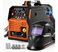 FEMEROL saldatrice multiprocesso del saldatore 110V/220V di 250A MIG con il | Ampio display, controllo sinergico, gas MIG, Flux Core MIG, pistola a bobina, sollevamento TIG, bastone, spot